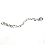 2" Chain extender in  sterling silver for additional style and comfort